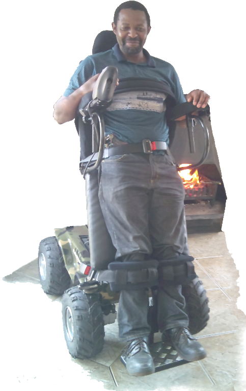 Standing power whelchair